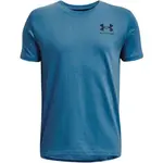 Under Armour SPORTSTYLE LEFT CHEST Chlapecké tričko s krátkým rukávem, modrá, velikost L