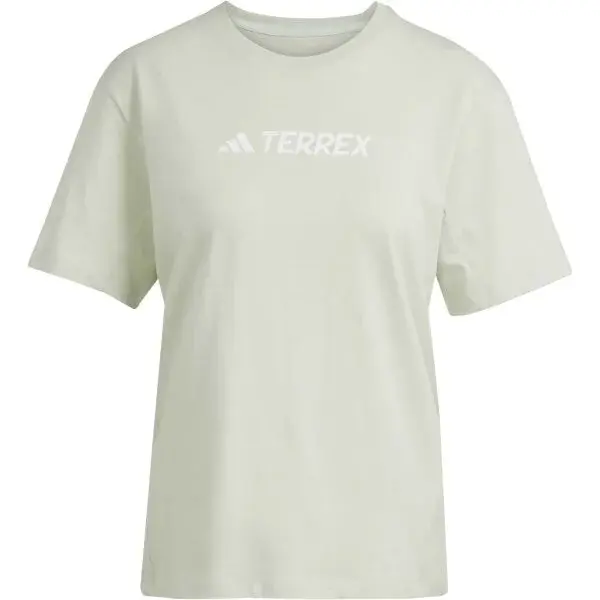 adidas TERREX CLASSIC LOGO Dámske tričko, svetlo zelená, veľkosť