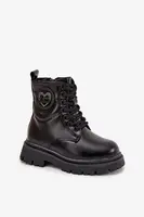 Dievčenské členkové topánky s kožušinou