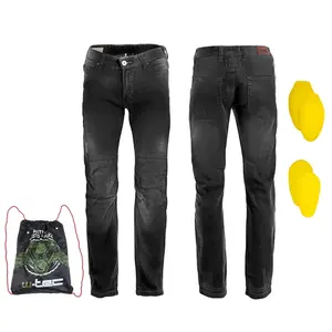Pánské moto jeansy W-TEC Shiquet černá 3XL