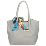 Dámská kabelka na rameno světle šedá - Firenze Hilde