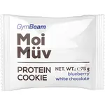 GymBeam MoiMüv Protein Cookie proteinová sušenka příchuť Blueberry & White Chocolate 75 g