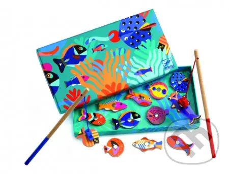 Chytanie magnetickou udicou – Žiarivé rybky - hra z kategorie Hry pro děti