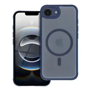 Zadní kryt FULL MATTE MAG COVER case compatible with MagSafe pro Apple iPhone 14, modrá