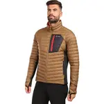 KILPI ACTIS Pánska zateplená bunda, hnedá, veľkosť XXXL