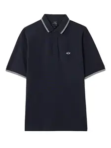 ARMANI EXCHANGE Tričko  námornícka modrá / biela