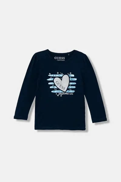 Dětské tričko s dlouhým rukávem Guess