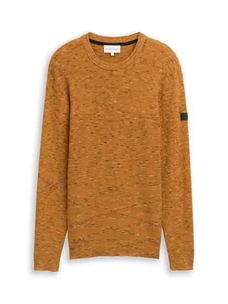 TOM TAILOR Sveter  oranžová melírovaná