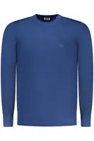 Pánský modrý svetr s dlouhým rukávem