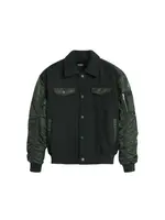 Desigual Prechodná bunda  kaki / tmavozelená