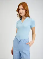 Tričká s krátkym rukávom pre ženy ORSAY - svetlomodrá