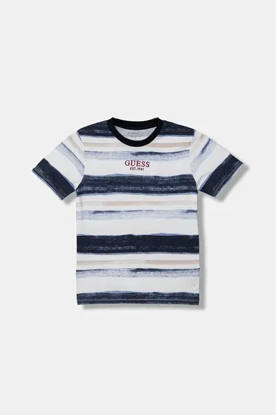 Dětské bavlněné tričko Guess