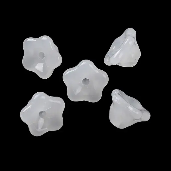 Baking Paint Transparent Glass Beads