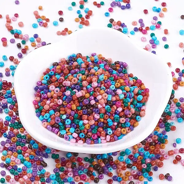12/0 Baking Paint Glass Seed Beads