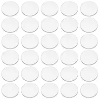 100Pcs Transparent Circle