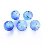Transparent Handmade Blown Glass Globe Beads