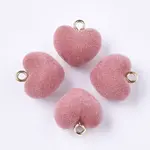 Flocky Acrylic Pendants