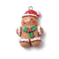 Christmas Opaque Resin Pendants