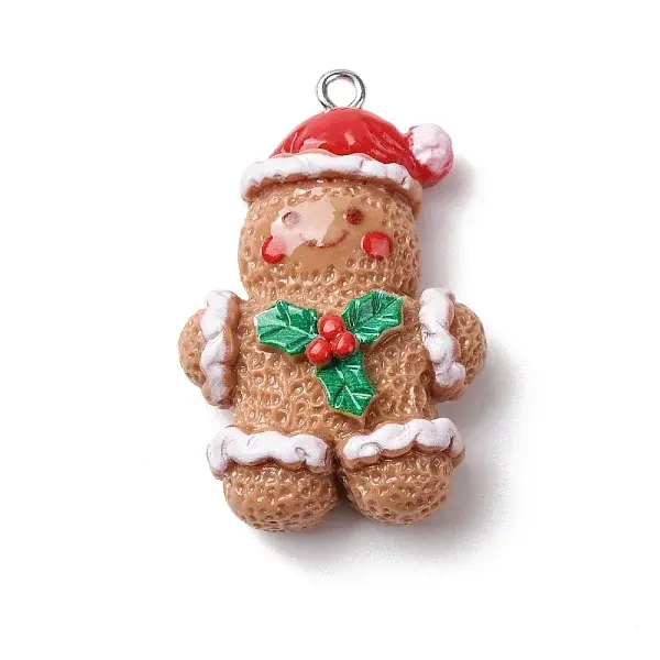 Christmas Opaque Resin Pendants