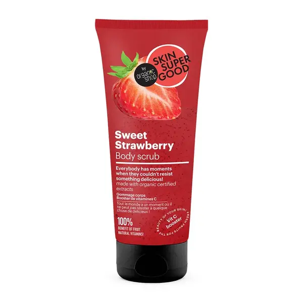 Organic Shop Skin Super Good Tělový peeling Sladká jahoda 200 ml