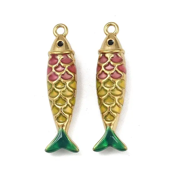 304 Stainless Steel Enamel Pendants