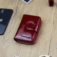 Dámska kožená peňaženka červená - Gregorio Longia