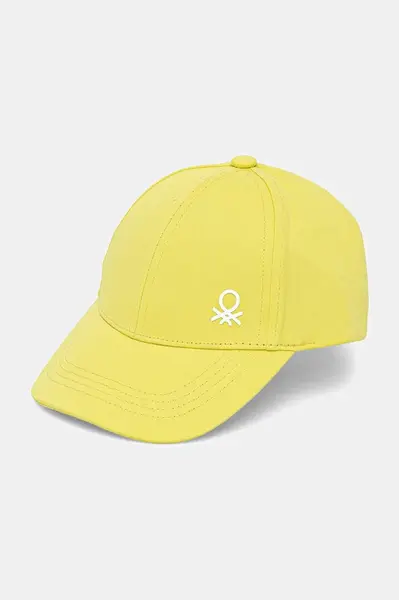 Kšiltovka United Colors of Benetton zelená barva, 6YCTGA012