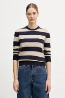 Vlněný svetr United Colors of Benetton dámský, růžová barva, 103ME107E