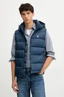 Péřová vesta Calvin Klein Jeans tyrkysová barva, zimní, LV04RD531G