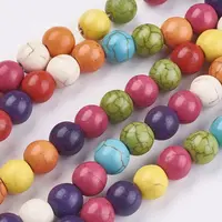 Synthetic Turquoise Beads Strands