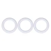 3Pcs Ring Silicone Focal Beads