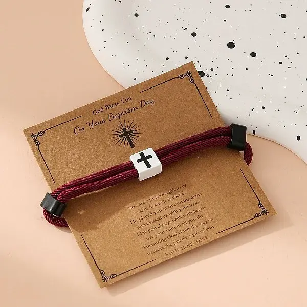 Alloy Rope String Bracelets for Woman Men