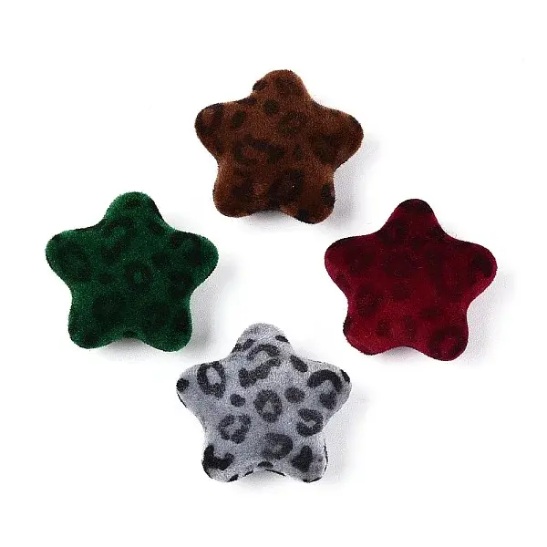 Flocking Opaque Acrylic Beads