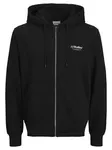 JACK & JONES Tepláková bunda 'JJESoho'  čierna