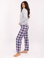 Dámské kárované pyžamo