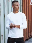 Bílé pánské tričko s dlouhým rukávem