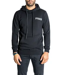 Černá mikina Pyrex s kapucí