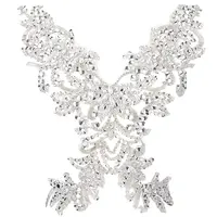 1Pc Rhinestone Flower Appliques