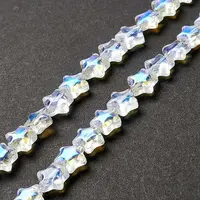 Transparent Glass Beads Strand