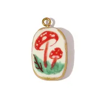 304 Stainless Steel & Porcelain Pendants