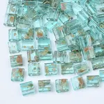 2-Hole Transparent Glass Seed Beads
