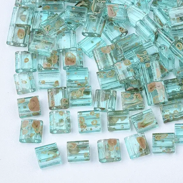 2-Hole Transparent Glass Seed Beads