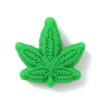 Maple Leaf Silicone Beads