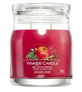 YANKEE CANDLE Signature Red Apple Wreath Vonná svíčka 368 g