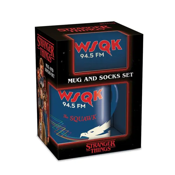 Stranger Things darčekový set (hrnček a ponožky) - WSQK