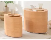 Sada oválnych stolíkov Alvo, buk, 2 ks%