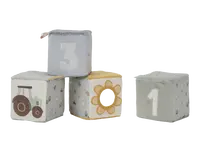 LITTLE DUTCH Súprava plyšových kociek Farma