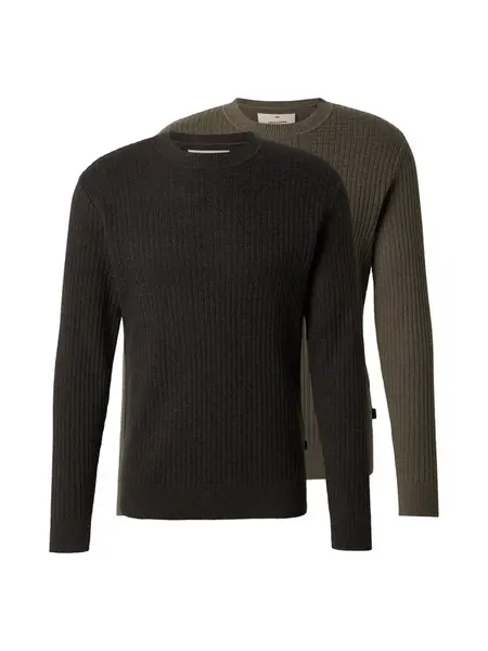 Jack & Jones Premium Sveter 'JPRBLUBARKLEY'  hnedá / čierna