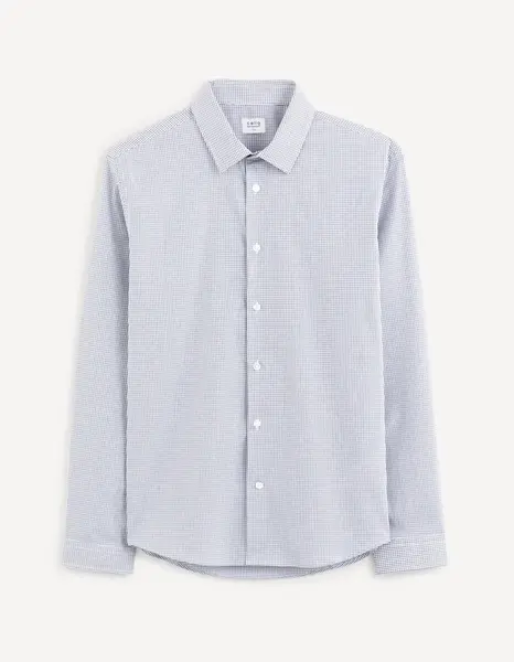 Celio Shirt Baburo slim tiny cube - Men
