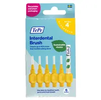 TEPE Original Mezizubní kartáčky žluté 0,7 mm v krabičce 6 kusů, poškozený obal